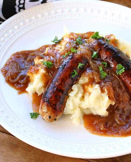 Sausages and mash