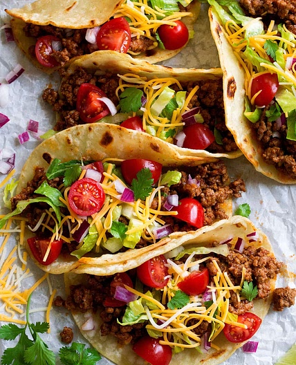 Beef tacos