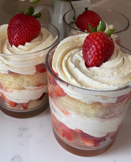 Strawberry Shortcake Cups