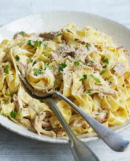 Mushroom (or Chicken) Alfredo