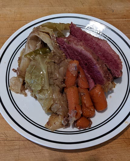 Easy Corned Beef and Cabbage