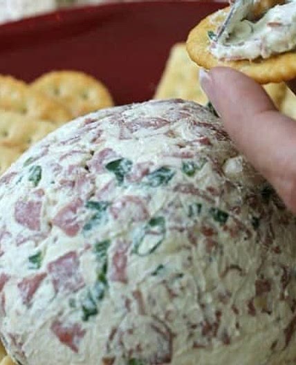 Cheese Ball Cracker Dip