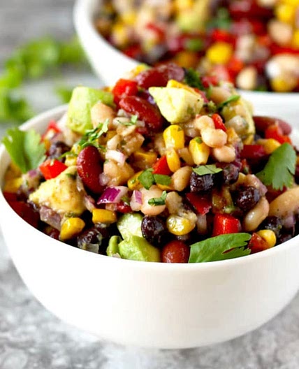 Mexican Bean Salad Dip