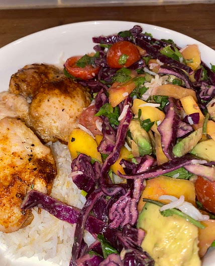 Rainbow slaw 