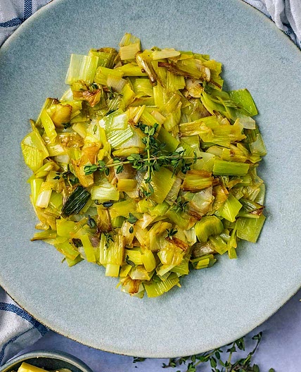 Buttered Leeks