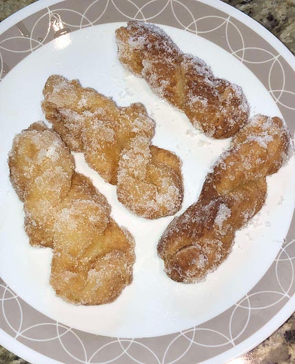Twist glutinous/ mochi donut