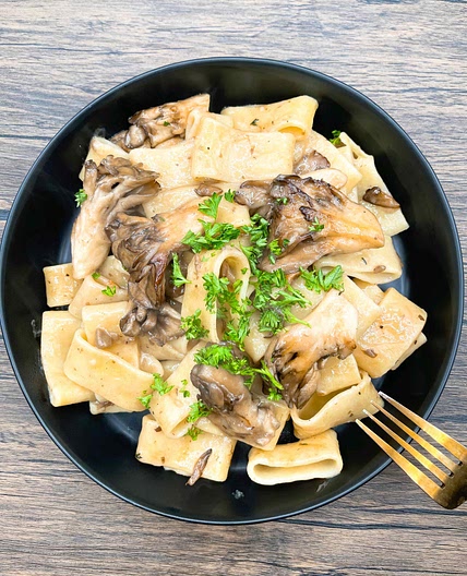 White Truffle and Oyster Mushroom Pasta
