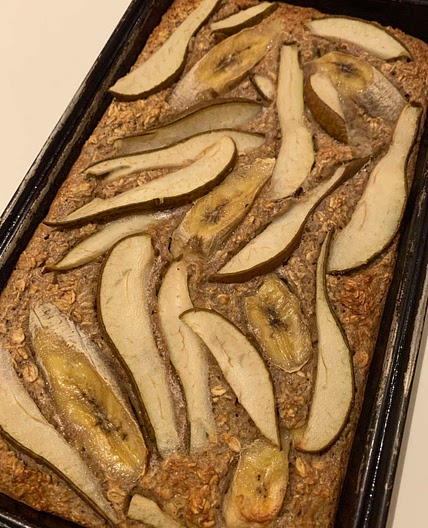 Cinnamon & Pear Baked Oats