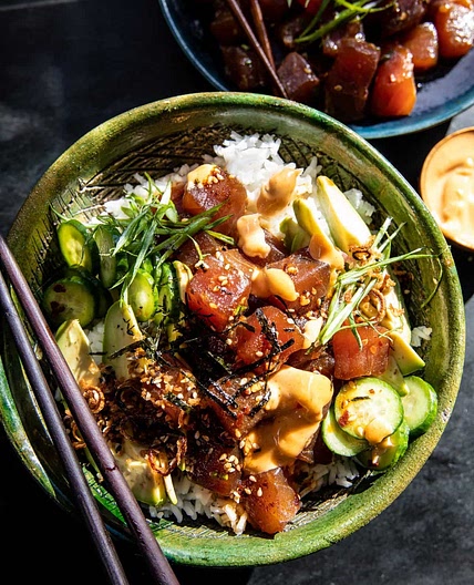 Red's Favorite Spicy Tuna Poke Bowl