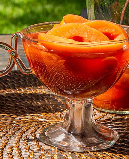 Quince Poached in Riesling with Vanilla Pods