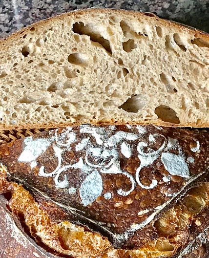 Miche with Heirloom Wheat Flour