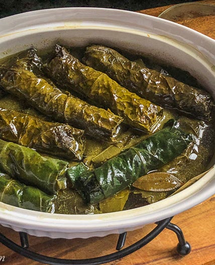 Dolma | Lamb and Fresh Grape Leaves Rolls