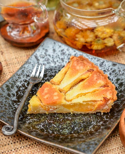 Frangipane Tart with Peaches