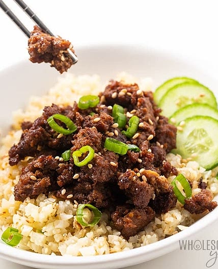Korean Ground Beef Bowl