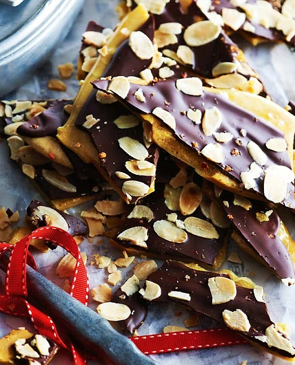 Chilli salted chocolate and ginger honeycomb