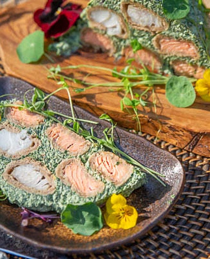 Monk's Lake House | Savory Cake