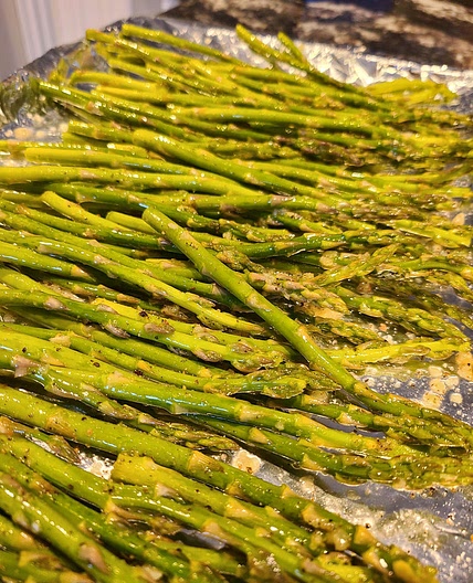 Baked Garlic Asparagus