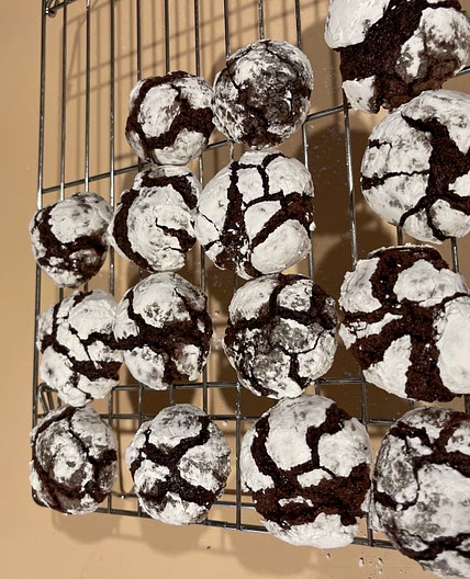 Chocolate Crinkle Cookies