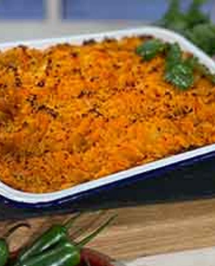 Nisha's keema shepherd's pie
