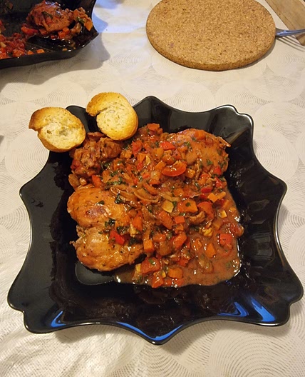Chicken Cacciatore by Teo