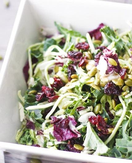 Kale Salad with Poppy Seed Dressing