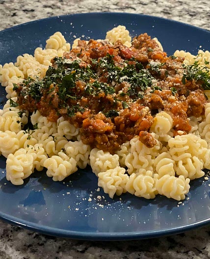 Pasta Bolognese 