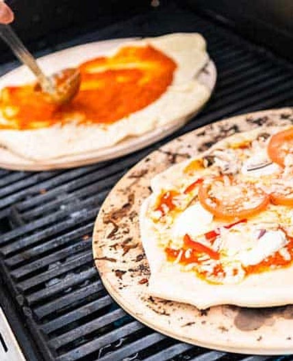 BBQ Grilled Pizza