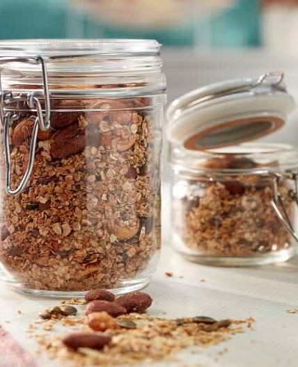 Granola au sirop d'érable et à la canelle