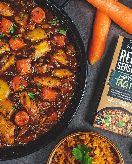 Spicy Moroccan Chicken & Carrot Tagine by Pureety