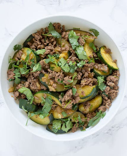 Zucchini & Beef Skillet