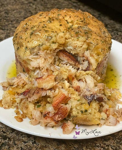 Crab stuffed cheddar bay biscuits 