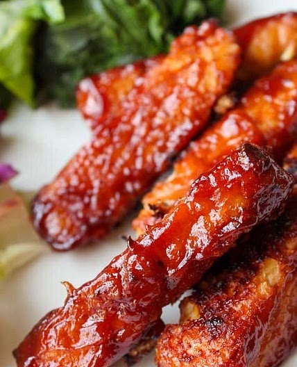 Easy bbq tempeh