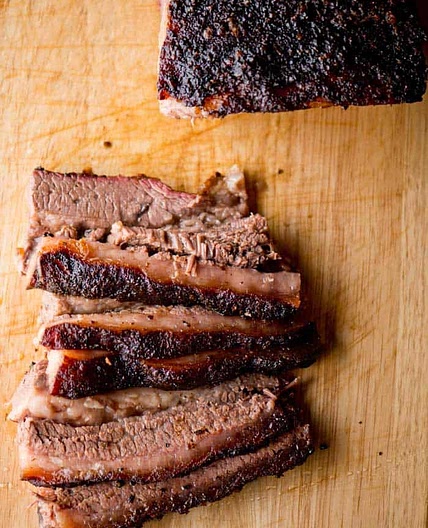 Electric Smoker BBQ Brisket