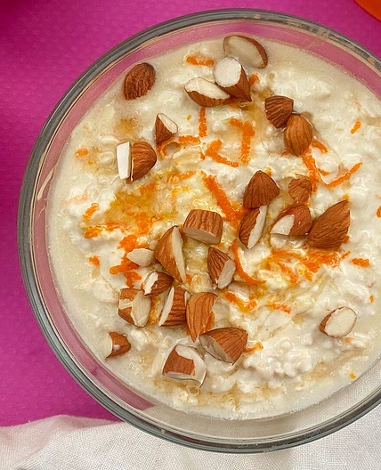 Orange & Almond Bircher