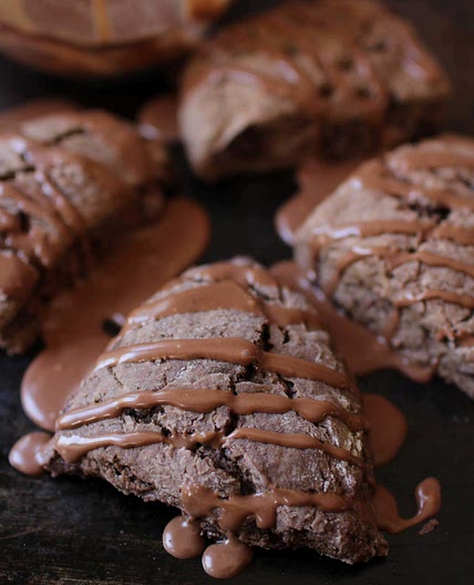 Small Batch Triple Chocolate Scones