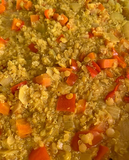 Red lentil soup