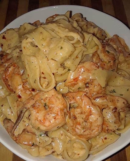 Garlic Shrimp Pasta