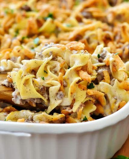 French Onion Beef Casserole