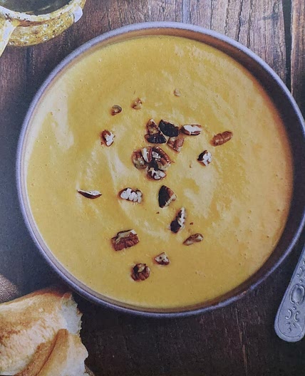 Soupe thanksgiving à la citrouille et aux épices