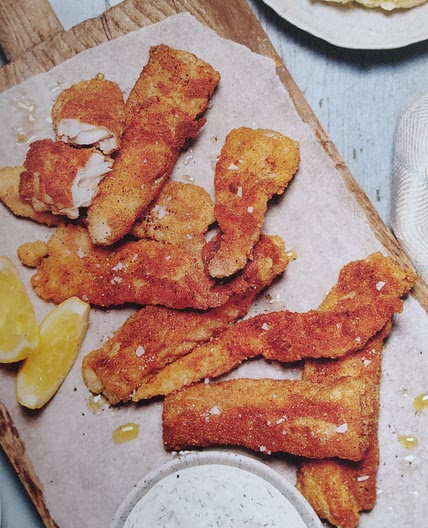 fiskpinnar potatismos
