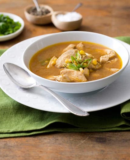 Chicken and sweet corn soup