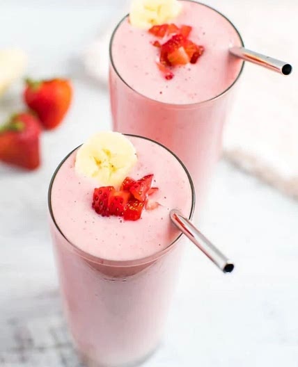 Strawberry Banana Smoothie 
