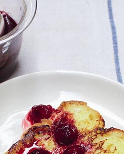 Rachel Khoo's French Toast With Cherry Compote Recipe
