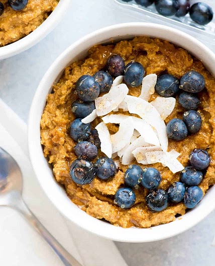 Pumpkin Spice Coconut Breakfast Porridge