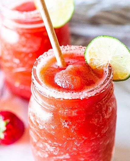 Fresh Strawberry Margaritas
