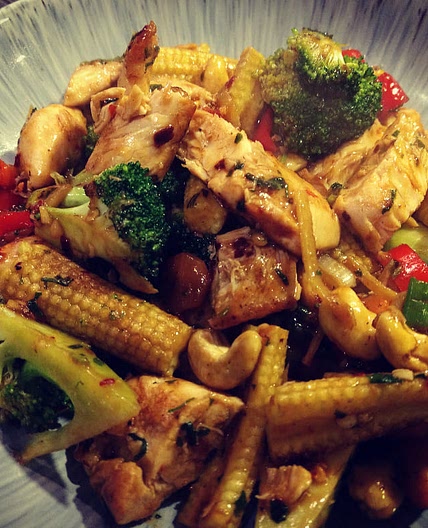 Ginger Chicken Stir Fry