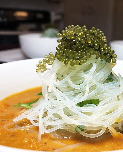 Vegetable Soup with Bean Vermicelli & Lato