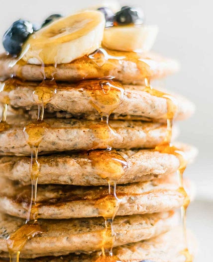 Vegan Chia Seed Pancakes