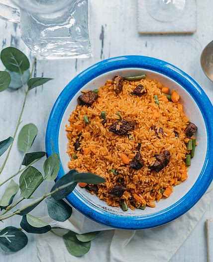 One Pot Cameroonian Jellof/Jollof Rice