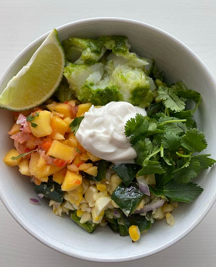 Herby Fish Taco Bowl